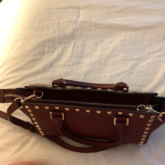 Michael Kors Selma Stud Leather Satchel - Picture 4 of 13